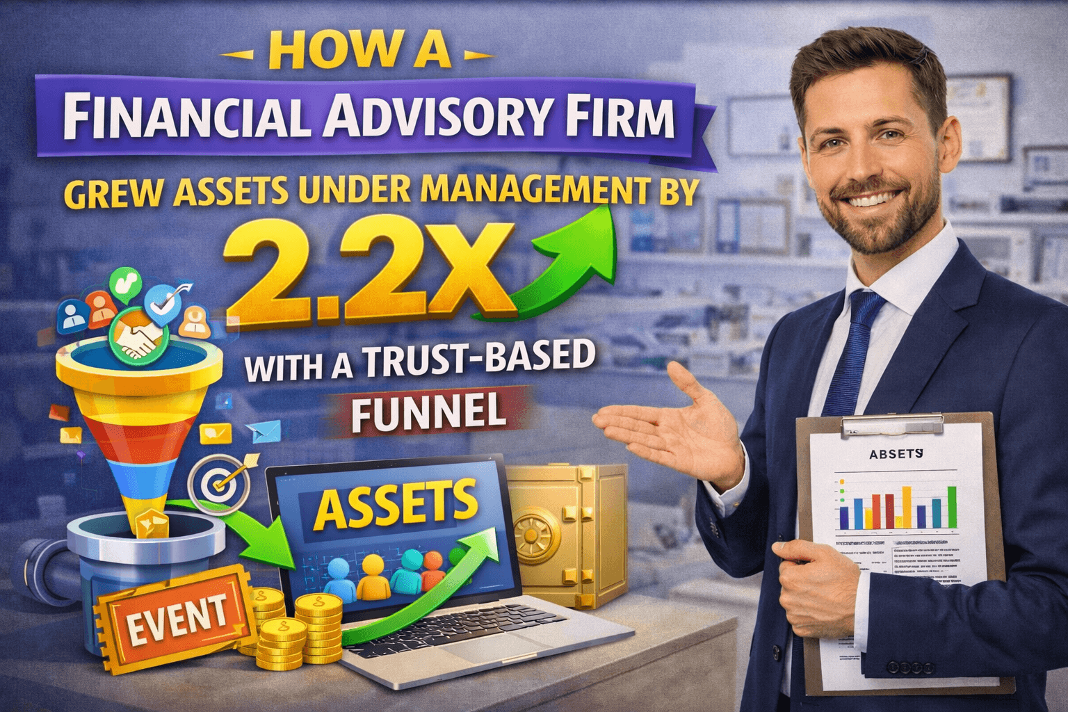 How a Financial Advisory Firm Increased Assets Under Management by 2.2X by Building a Trust-Driven Client Acquisition System