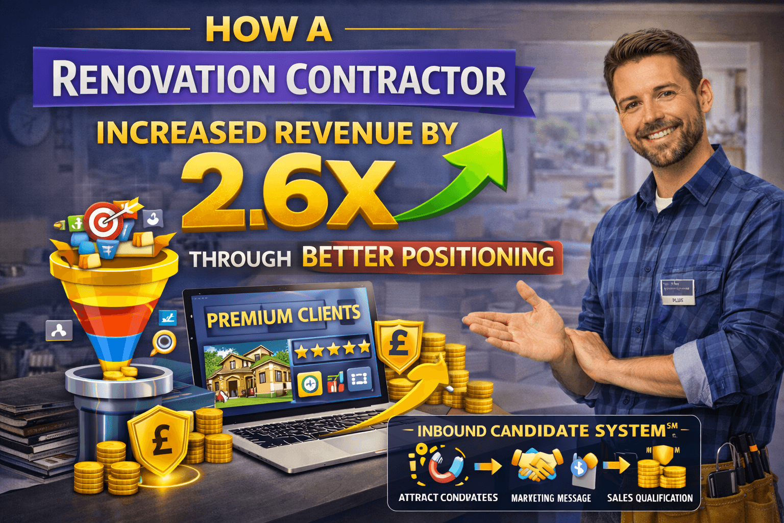 How a Renovation Contractor Increased Revenue by 2.6X by Escaping Price Competition and Attracting Higher-Value Clients