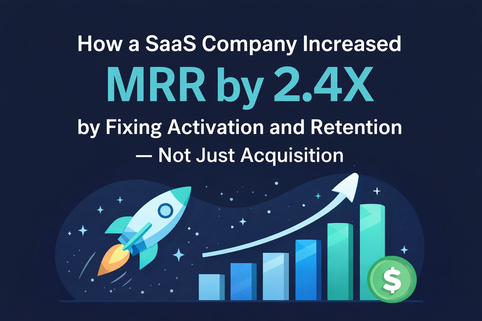 How a SaaS Company Increased MRR by 2.4X by Fixing Activation and Retention — Not Just Acquisition